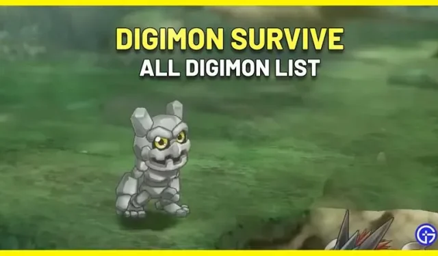 Digimon Survivre à tous les Digimon