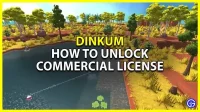 Dinkum: how to unlock a commercial license