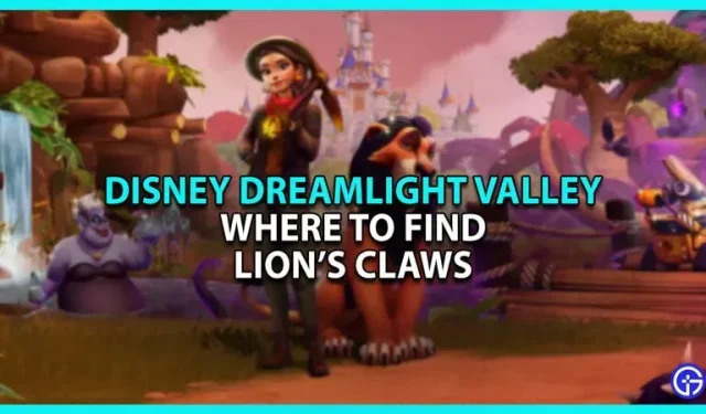 Disney Dreamlight Valley: dónde encontrar las garras de león