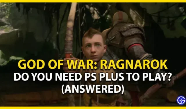 Kas teil on God Of War Ragnaroki mängimiseks vaja PS Plusi? (vastas)