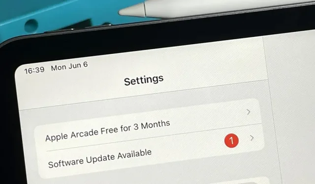 Kuidas iPadOS 16.2 kohe oma iPadi alla laadida ja installida
