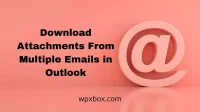 How to download Outlook attachments from multiple emails to a local folder