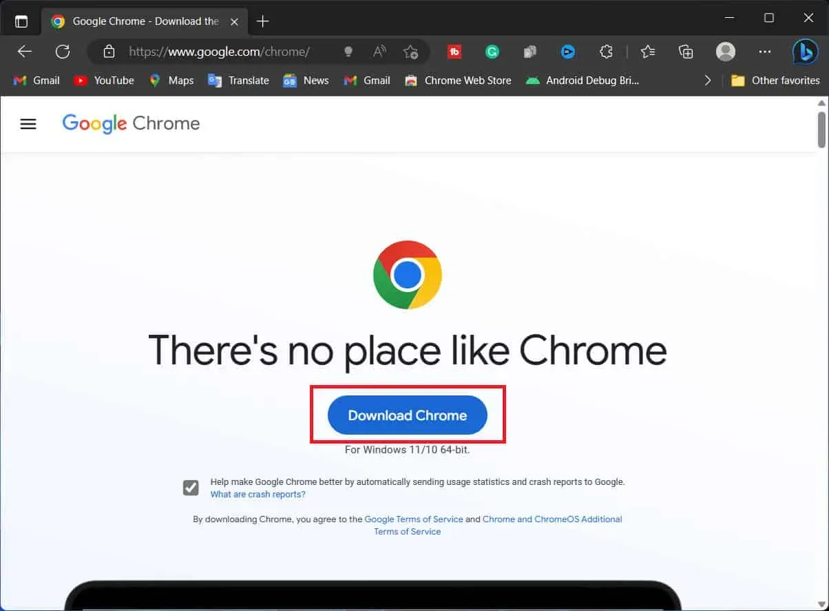 Baixar o Chrome