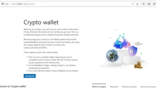 Microsoft testuje vestavěnou kryptoměnovou peněženku pro prohlížeč Edge