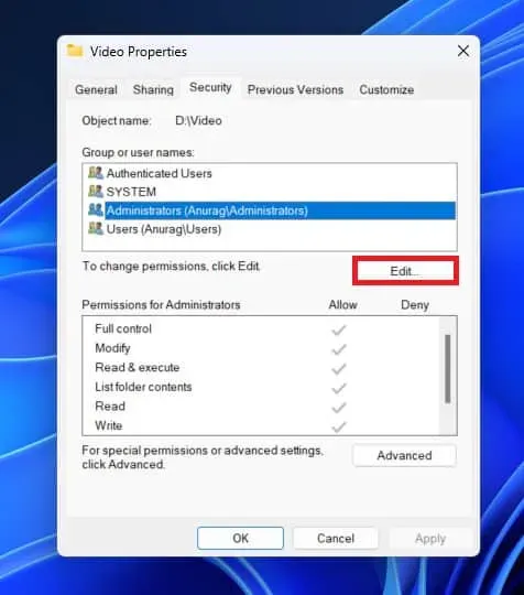 Jak opravit chybu „Nepodařilo se vyjmenovat objekty v kontejneru“ Windows 10/11