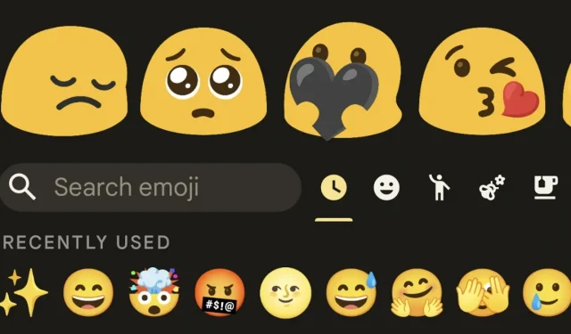 Puede recuperar el emoji blob en su dispositivo Android.