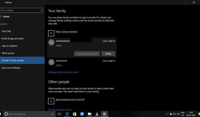 Jak přidat účet člena rodiny ve Windows 11/10