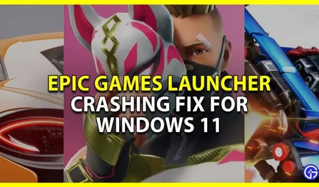 Виправте збій і зависання Epic Games Launcher у Windows 11