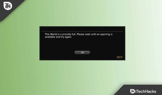 Kaip ištaisyti FFXIV Endwalker 3001 World Error Code