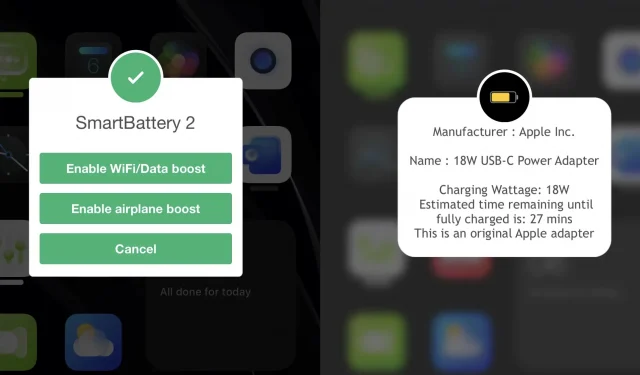SmartBattery iOS 15 julkaistiin akunsäästöominaisuuksilla jailbroken iOS 15 -laitteille