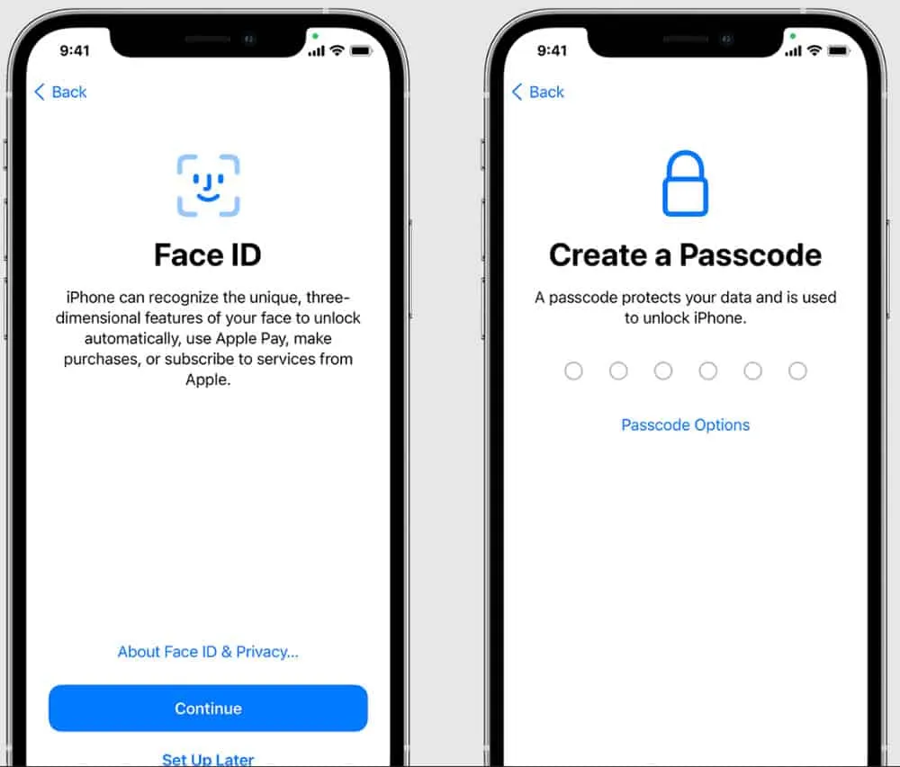 Set up Face ID on iPhone