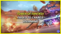 Tower Of Fantasy: Why can’t I change my username?