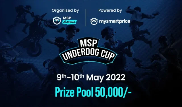 9 de mayo Se anuncian los equipos de la final de la BGMI MSP Underdog Cup