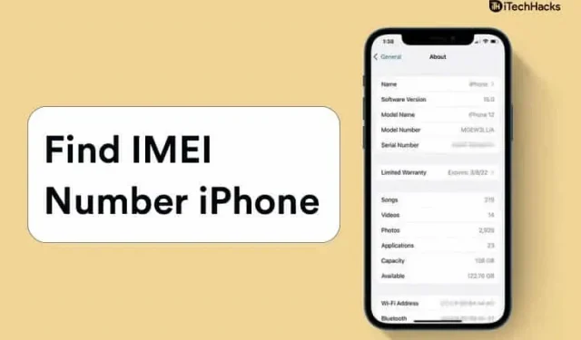 Hur man hittar serienummer eller IMEI-nummer på Apple iPhone