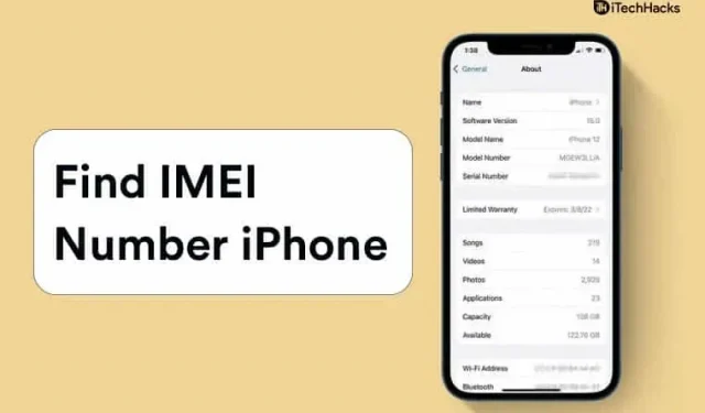 Sarjanumeron tai IMEI-numeron löytäminen Apple iPhonesta