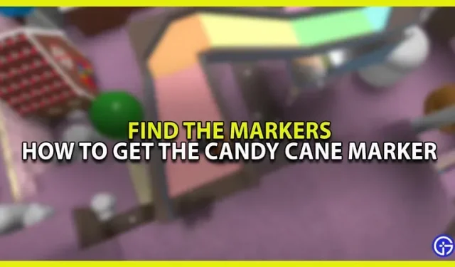 Find The Markers에서 Candy Cane 마커를 얻는 방법