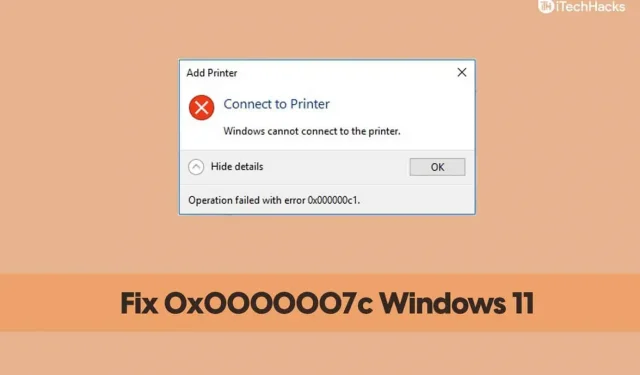 How to Fix 0x0000007c (ERROR_INVALID_LEVEL) in Windows 11