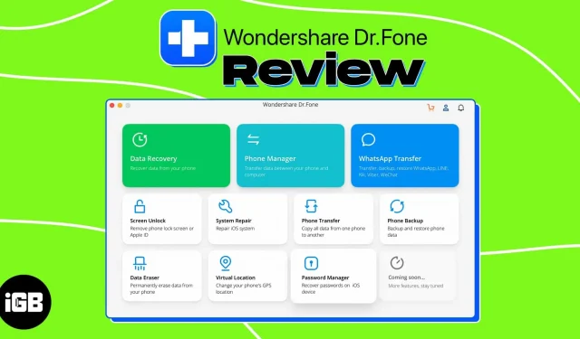 Используйте Wondershare для решения распространенных проблем с iPhone Dr.Fone