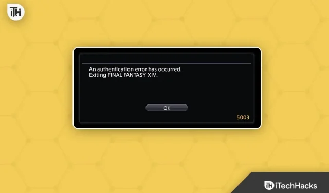 7 Best Ways to Fix FFXIV Authentication Error 5003