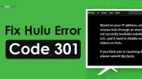 Hoe Hulu-foutcode 301 te repareren