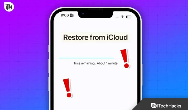 Jak opravit problém zaseknutého zálohování iCloud, který trvá věčně