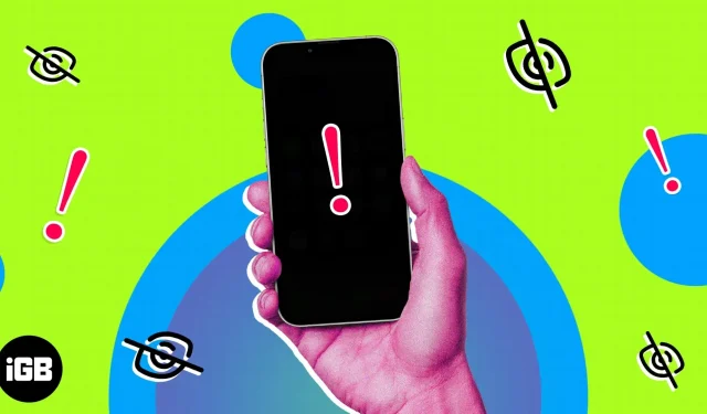 Ecran noir de la mort sur iPhone ? 7 façons d’y remédier !