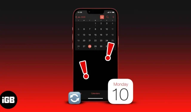 Il calendario dell’iPhone non si sincronizza con Outlook? Ecco 12 correzioni (2022)