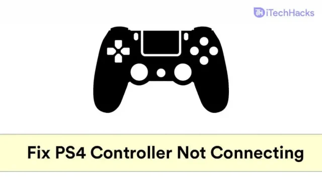 How to fix PS4 controller not connecting to PS4 console