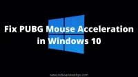 3 najlepsze poprawki przyspieszenia myszy PUBG w systemie Windows 10