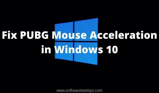 3 parasta PUBG Mouse Acceleration -korjausta Windows 10:ssä