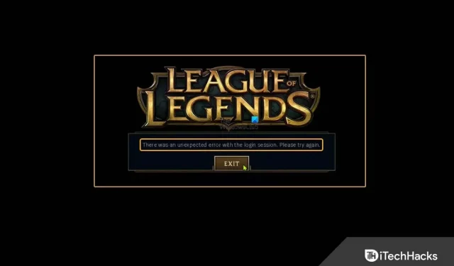 Jak naprawić „Nieoczekiwany błąd logowania” w League Of Legends