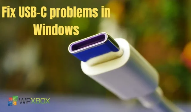 USB-C probleemide lahendamine Windowsis