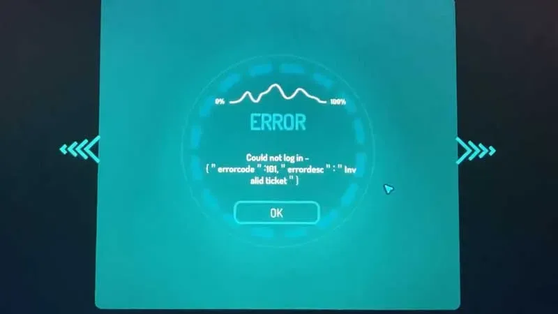 VRChat 오류 101 잘못된 티켓 Steam 로그인 수정