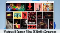 Oplossing Windows 11 staat 4K Netflix-streaming niet toe