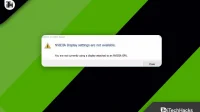 Herstel dat u momenteel geen beeldscherm gebruikt dat is aangesloten op een Nvidia GPU