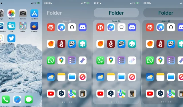 O FolderX fornece personalização avançada de pastas em dispositivos iOS 15 e 16 com jailbreak.