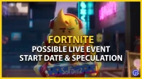 Evento en vivo de Fortnite: posible fecha de inicio y especulaciones