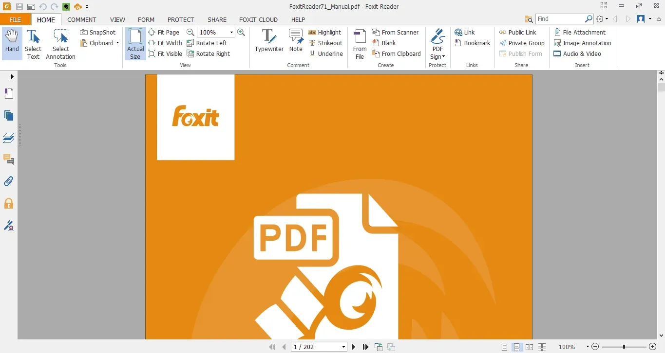 Czytnik plików PDF Foxit