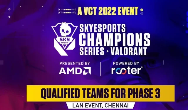 Die dritte Etappe der Valorant Skyesports Championship Series (SCS) findet in Chennai statt: Die Playoffs beginnen morgen