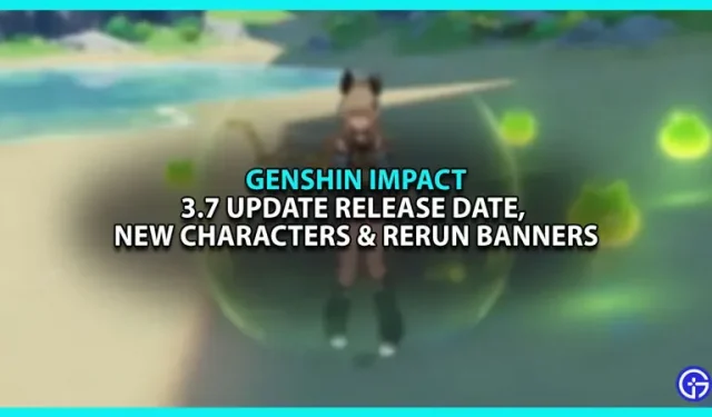 Genshin Impact 3.7 출시일, 배너, 신규 캐릭터 등