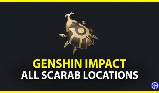Emplacement du scarabée Genshin Impact