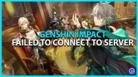 Oprava Genshin Impact se nepřipojuje k serveru