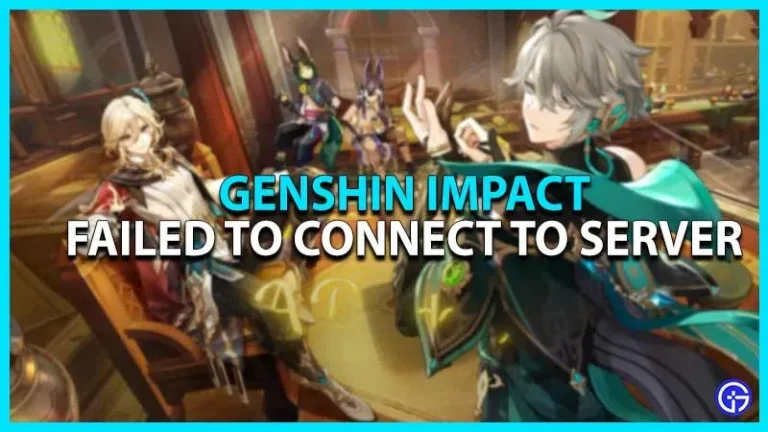 Repair For Genshin Impact Not Connecting To Server
