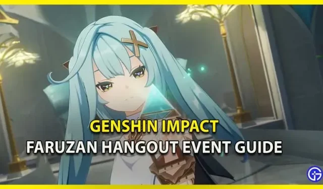 Genshin Impact Faruzan Hangout Event: Como obter todos os finais