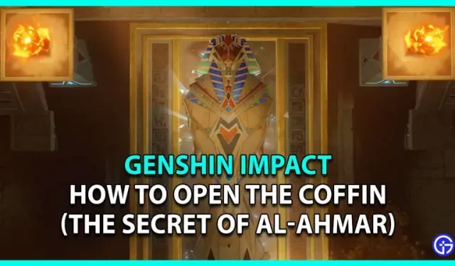 Genshin Impact: Comment ouvrir le cercueil dans Al Ahmar Mystery Quest