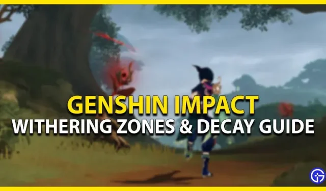 Nudžiūvimo zonos Genshin Impact Sumeru: kaip išvalyti, sunaikinti ir sustabdyti irimą