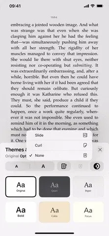 Hoe de Page-Turning Curl-animatie terug te krijgen in Apple Books voor iPhone en iPad