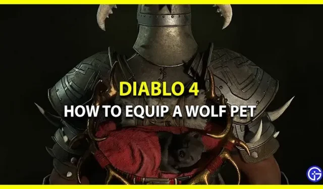 Come ottenere ed equipaggiare un cucciolo di lupo in Diablo 4