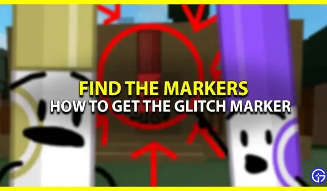 Marqueur de défaut dans Find the Markers : comment l’obtenir ?