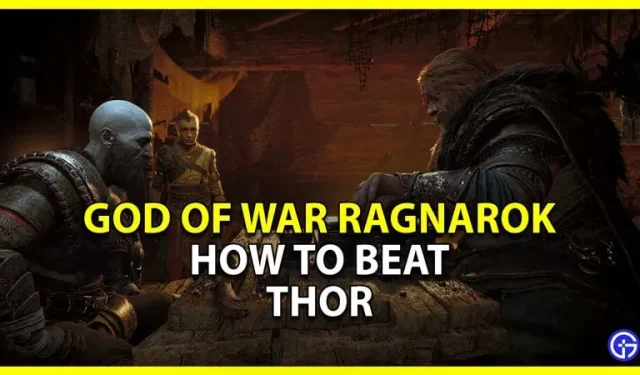 Karo dievas Ragnarokas: kaip nugalėti Thorą (šefo vadovas)
